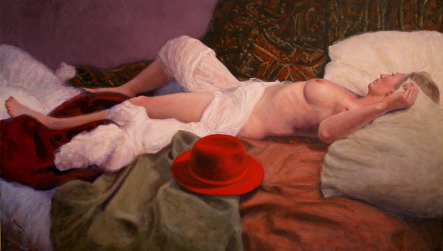Red Hat 9 Painting by Donelli  DiMaria