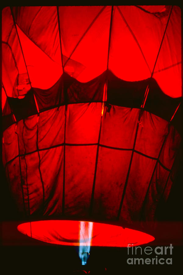 Red Hot AIr Balloon Photograph by Thomas Marchessault
