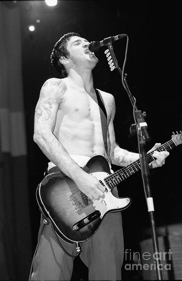 Guitar Still Life Photograph - Red Hot Chili Peppers - John Frusciante by Concert Photos