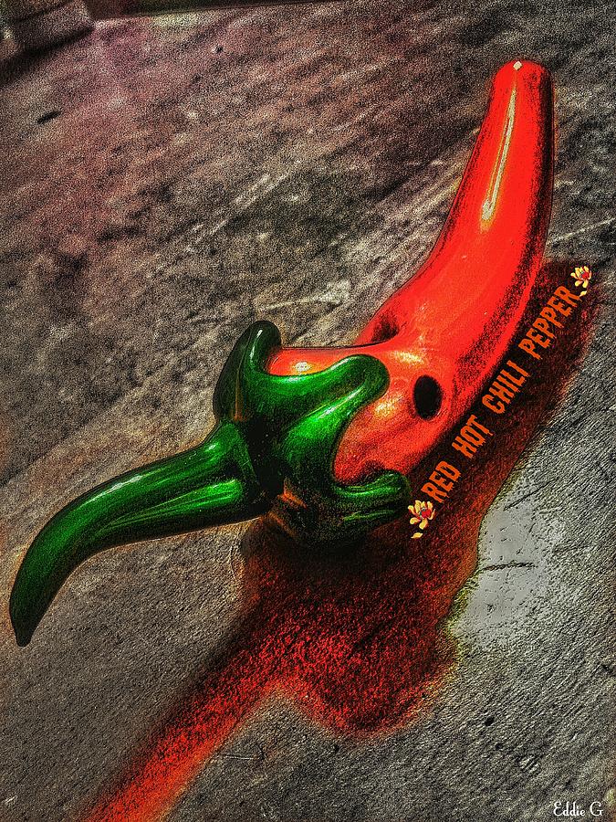 Red Photograph - Red Hot Chilli Pepper by Eddie G Red Photograph - Red Hot Chilli Pepper by Eddie G