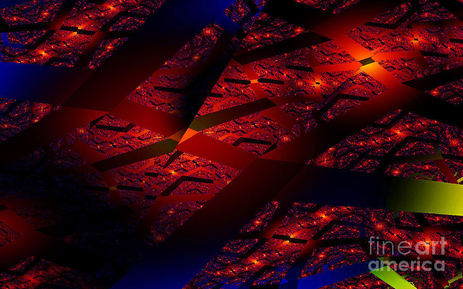 Red Hot Confetti Digital Art by Clayton Bruster