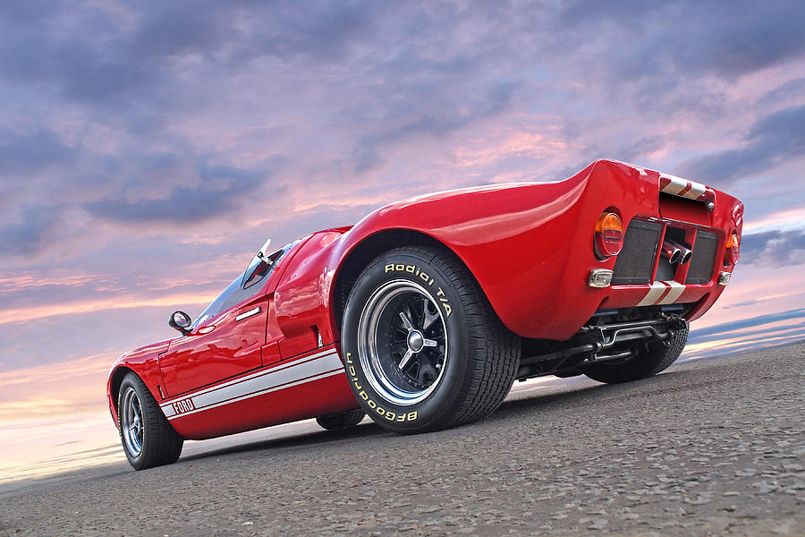 Red Hot Ford GT 40 Photograph by Gill Billington