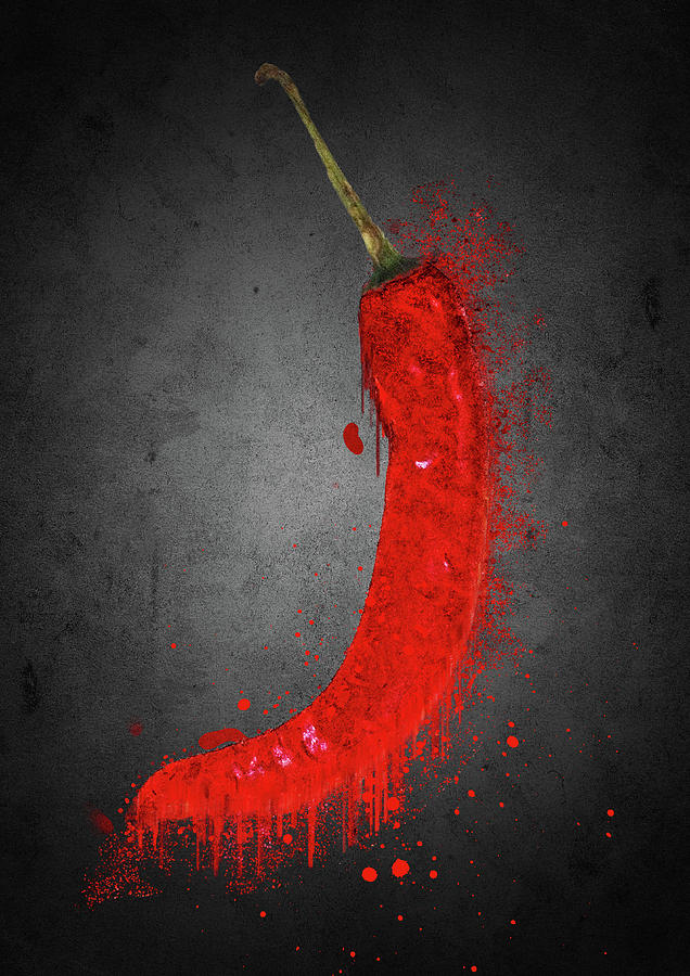 Red hot I Digital Art by Dray Van Beeck