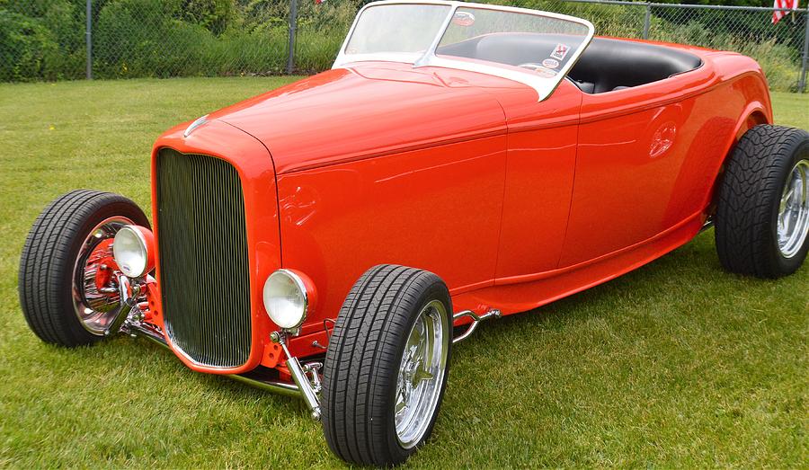 Red Hot Rod Photograph by Charles HALL