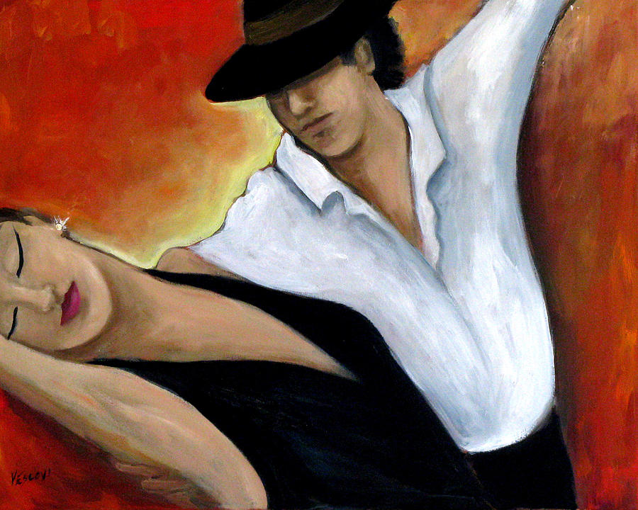 Red Hot Painting by Valerie Vescovi