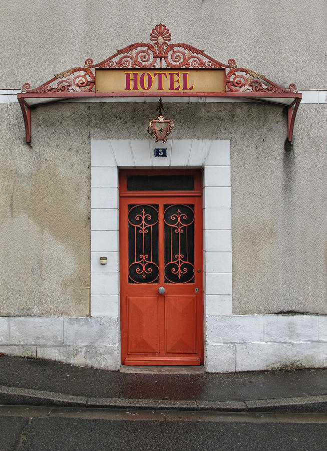 Red Hotel Photograph by Dave Mills