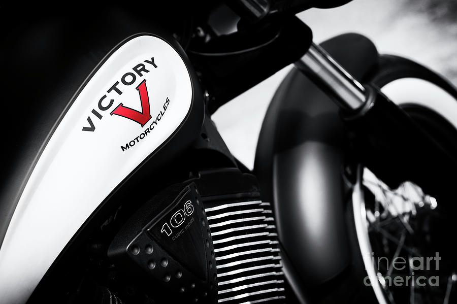 Motorcycle Photograph - Red is for Victory by Tim Gainey