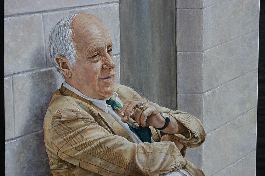 Portrait Painting - Red by Jason Swain Portrait Painting - Red by Jason Swain