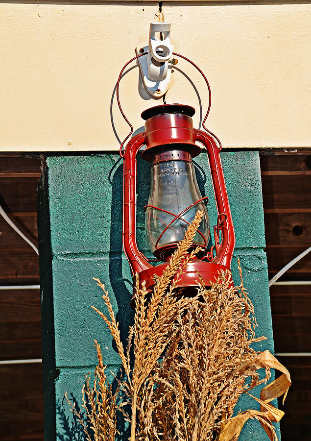 Red Lantern Photograph by Linda Brown