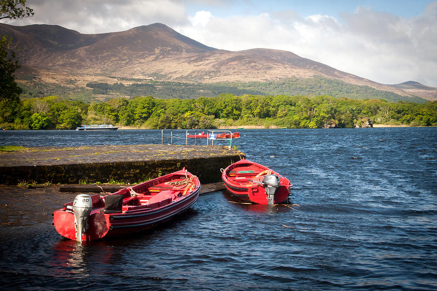 Red Laune Boats Photograph by Mark Callanan