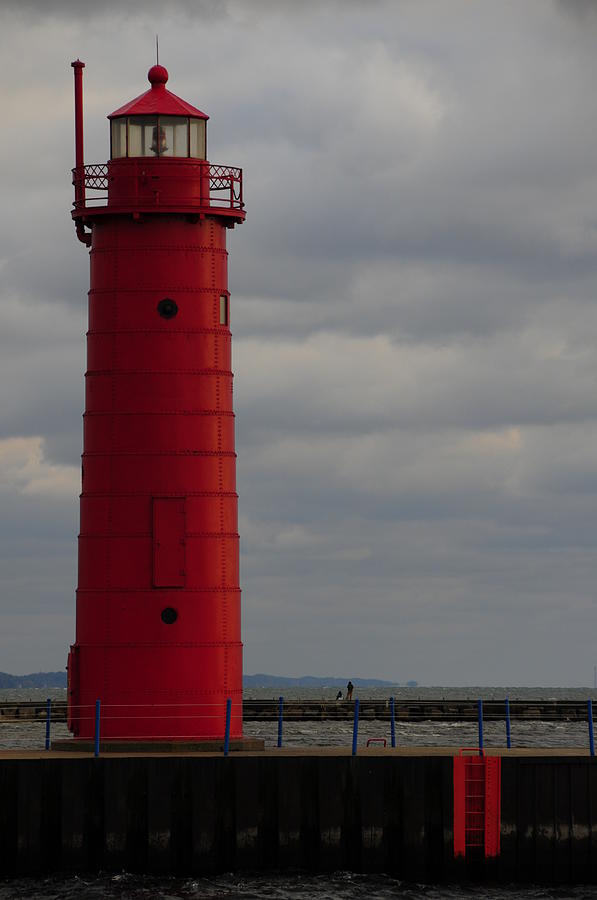 Red Lighthouse Photograph by David Arment