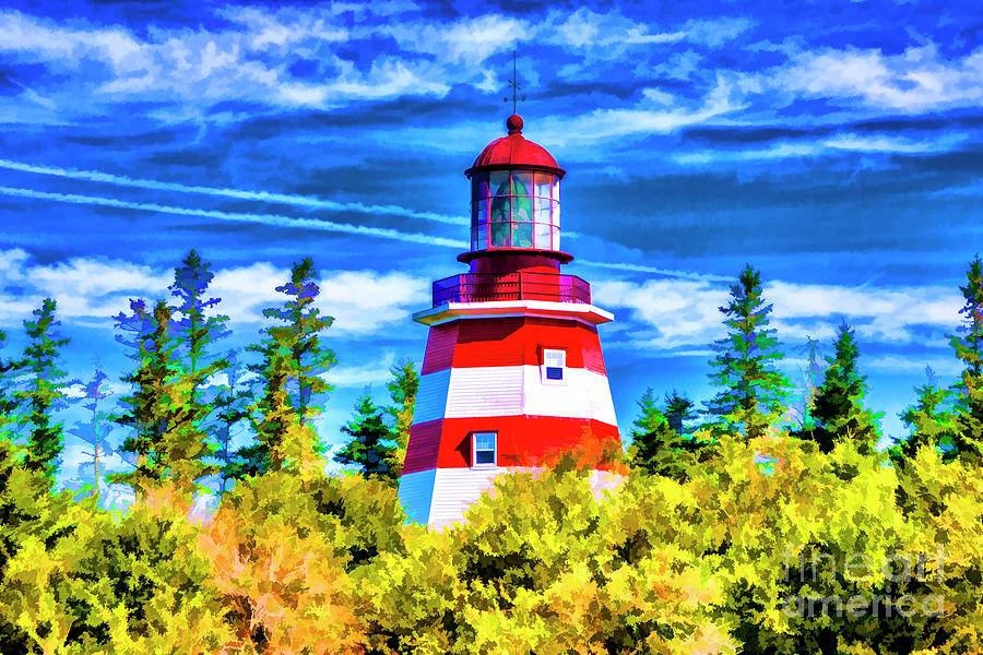 Red Lighthouse Photograph by Rick Bragan