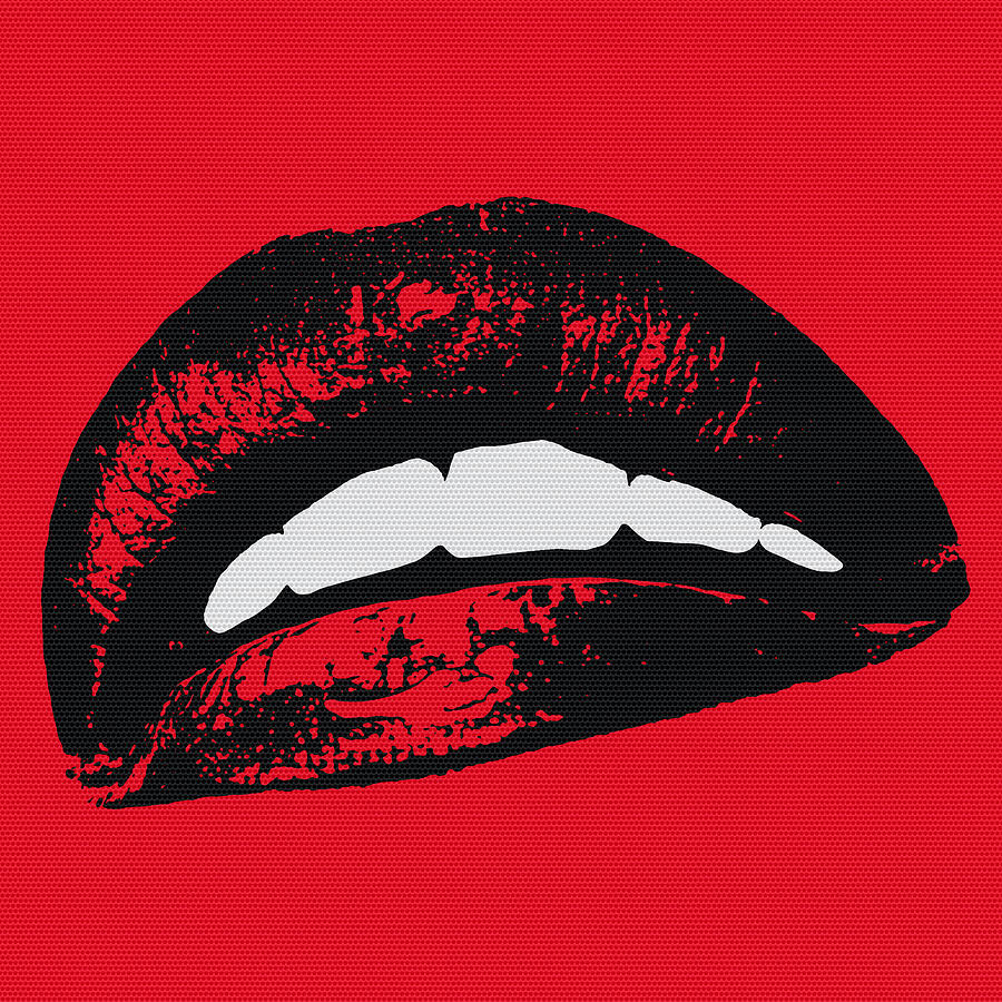 Pop Digital Art - Red Lips by Edouard Coleman