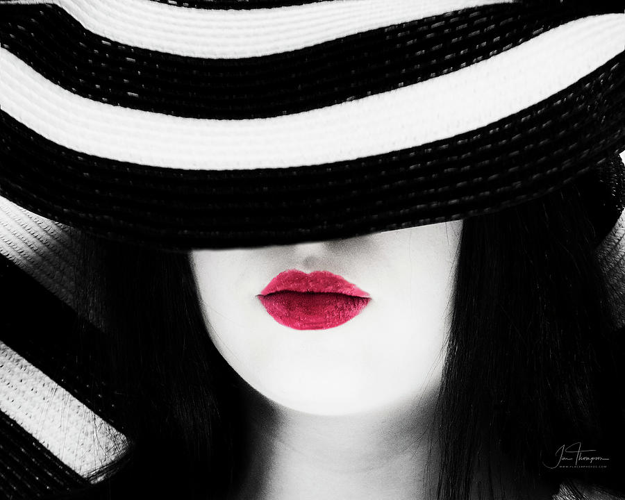 Red Lips Photograph by Jim Thompson