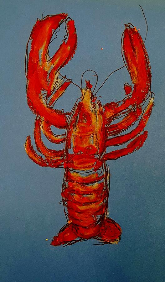 Red lobster  Drawing by Hae Kim