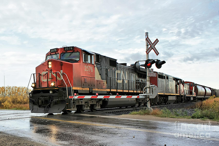 Red Locomotive Photograph by Teresa Zieba