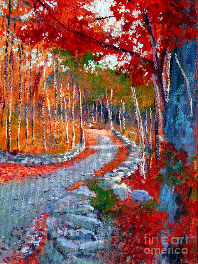 red maple painting