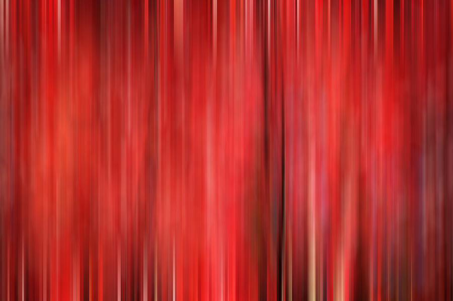 Red Maple Trees Digital Abstracts Motion Blur Photograph by Rich Franco