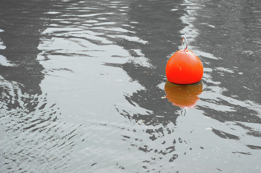 Red Marker Bouy Photograph by Helen Jackson