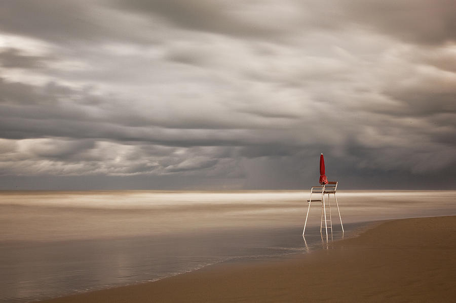 Beach Photograph - Red by Massimo Della Latta
