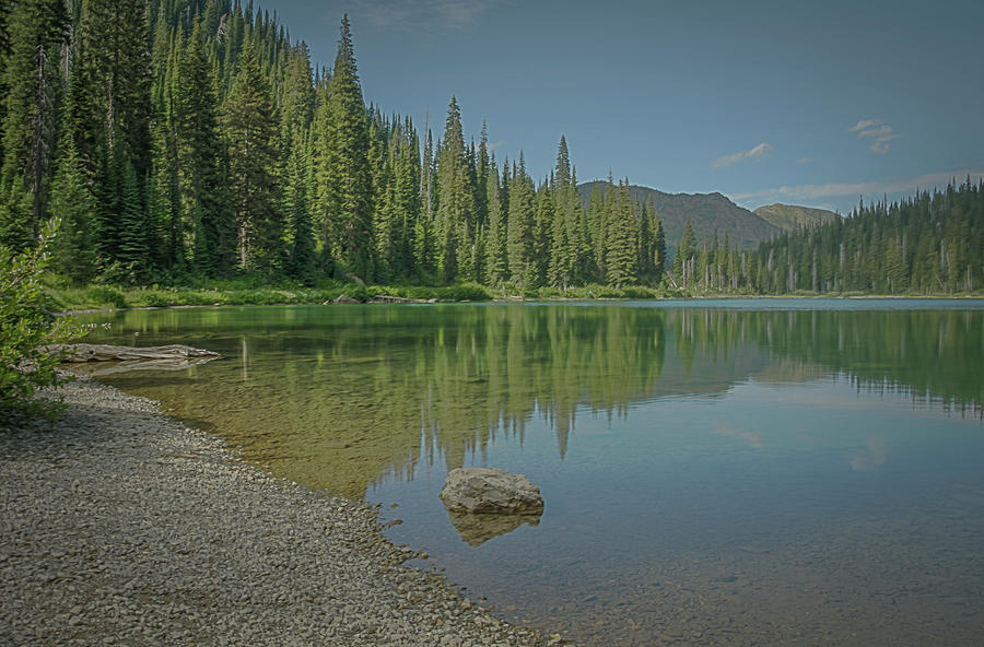 Red Meadow Lake Montana Photograph by Constance Puttkemery