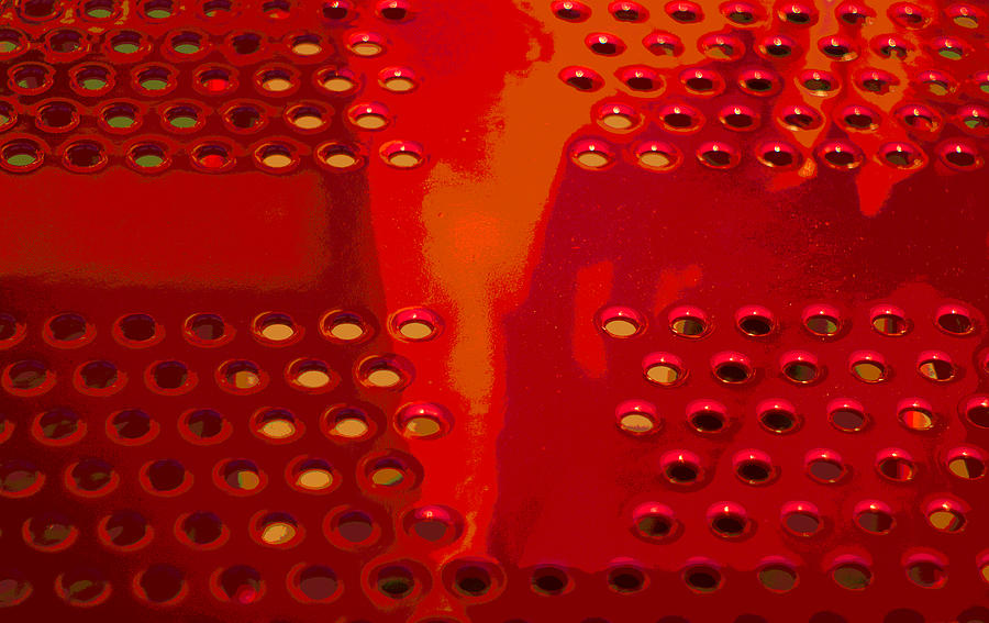 Red Metal Photograph by Suzanne Powers