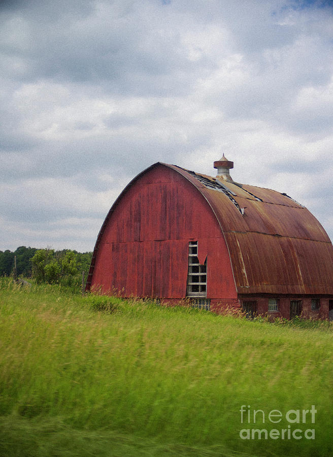 Red Michigan Barn Photograph by Karen Jorstad