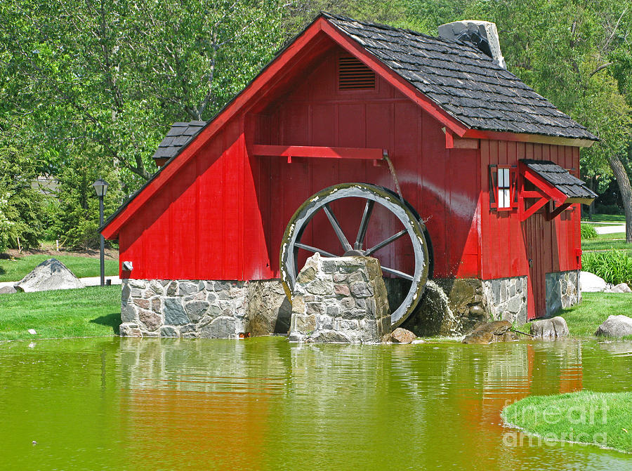Red Mill Photograph by Ann Horn