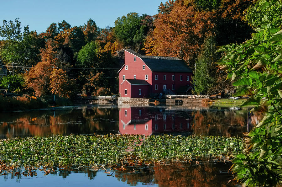 Red Mill - Clinton New Jersey Photograph by Bill Cannon