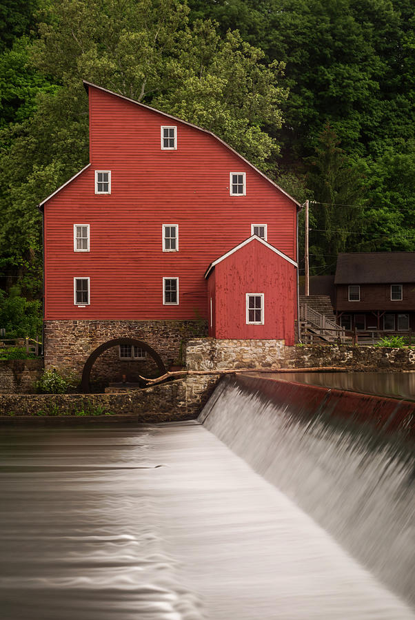 Red Mill Clinton New Jersey Photograph by Terry DeLuco