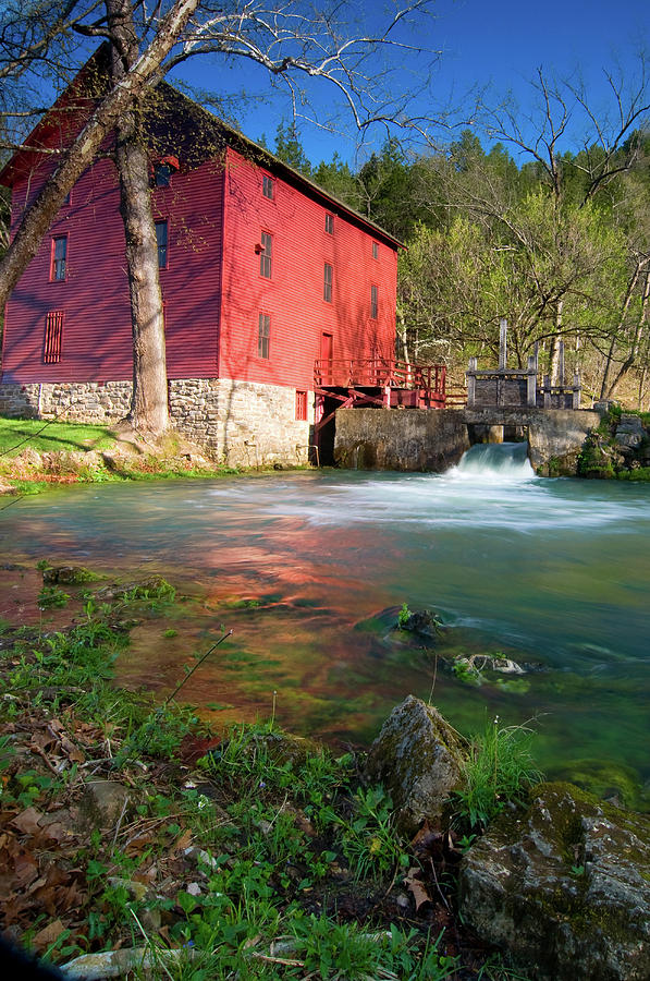 Red Mill Photograph by Steve Stuller