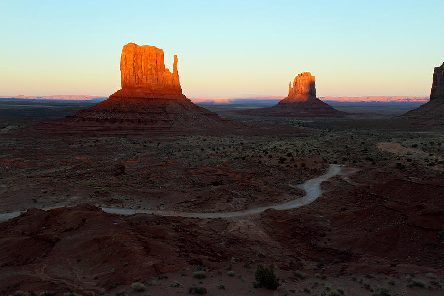 Red Mittens in Monument valley Photograph by Pierre Leclerc Photography