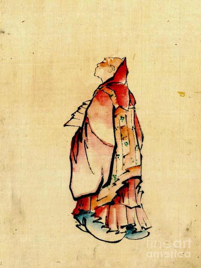 Red Monk 1840 Photograph by Padre Art