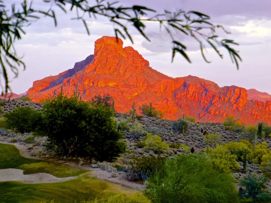 Red Mountain after the Storm Photograph by Barbara Zahno