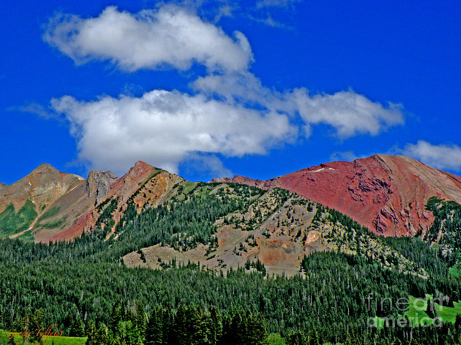 Red Mountain Photograph by George Tuffy