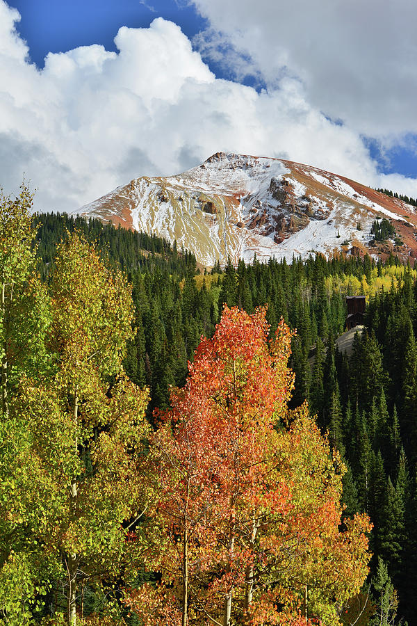 Red Mountain Pass in Fall Photograph by Ray Mathis