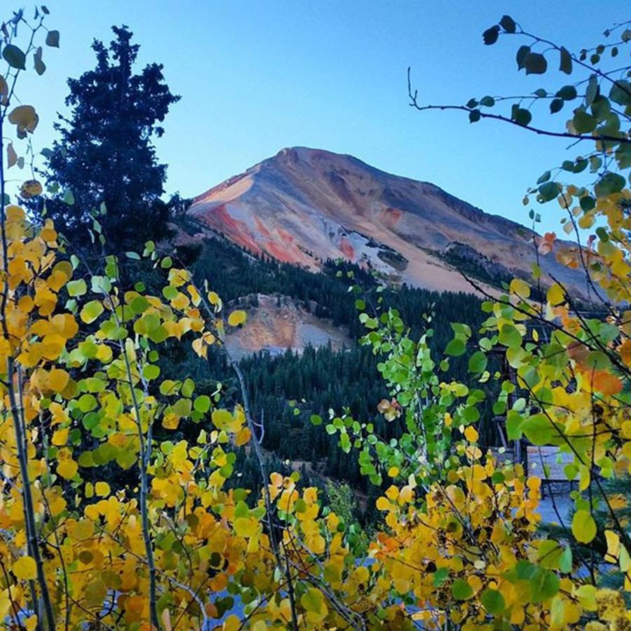 Nature Photograph - Red Mountain Pass Looks Like A Painting by Becca Prichard