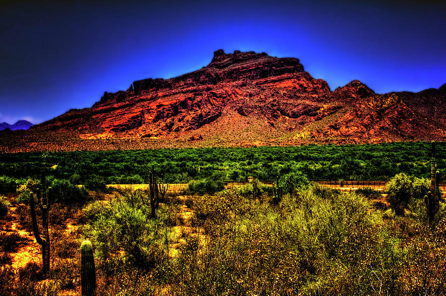 Red Mountain Photograph by Roger Passman