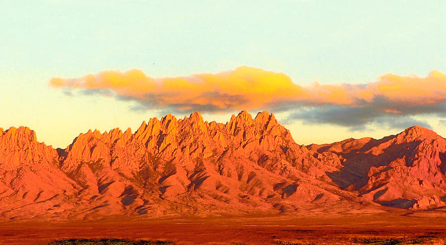 Red Mountain Sunset Organs Photograph by Jack Pumphrey