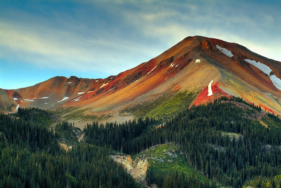 Red Mountain Photograph by Tim Reaves