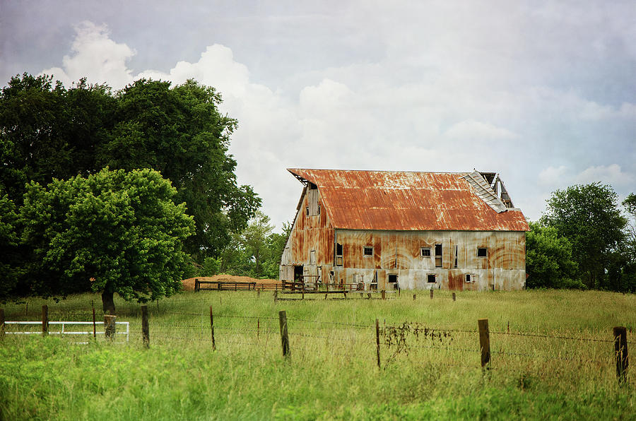 Red Oak Barn Photograph by Susan McMenamin