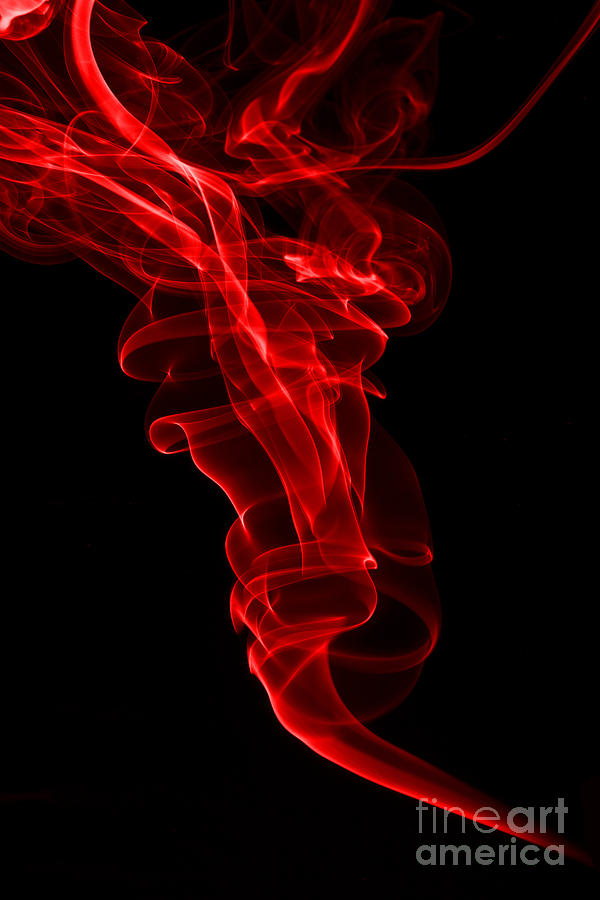 Abstract Photograph - Red One by Steve Purnell