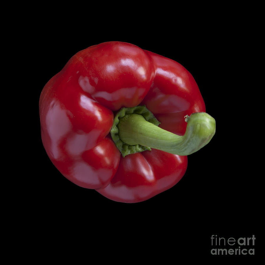 Nature Photograph - Red Pepper by Heiko Koehrer-Wagner