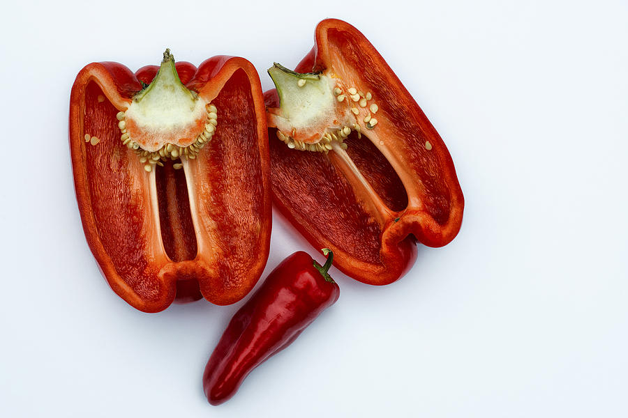 Red Peppers Photograph by Dick Pratt