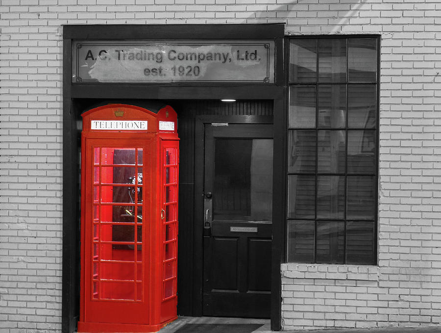 Red Phone Booth Photograph by Robert Wilder Jr