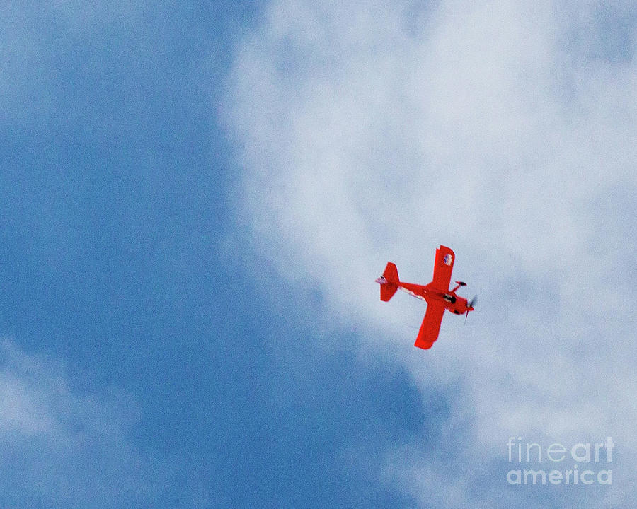 Red Plane Photograph by Cheryl Del Toro