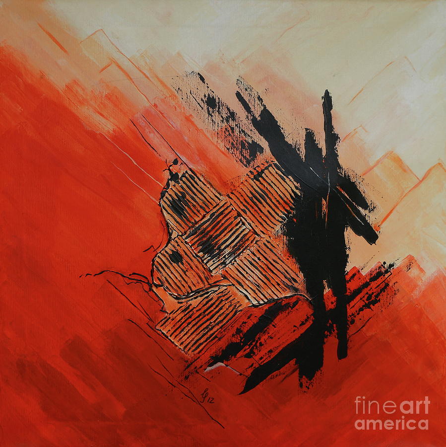 Red Planet XI Painting by Christiane Schulze Art And Photography