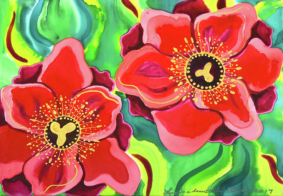 Red Poppies #2 Painting