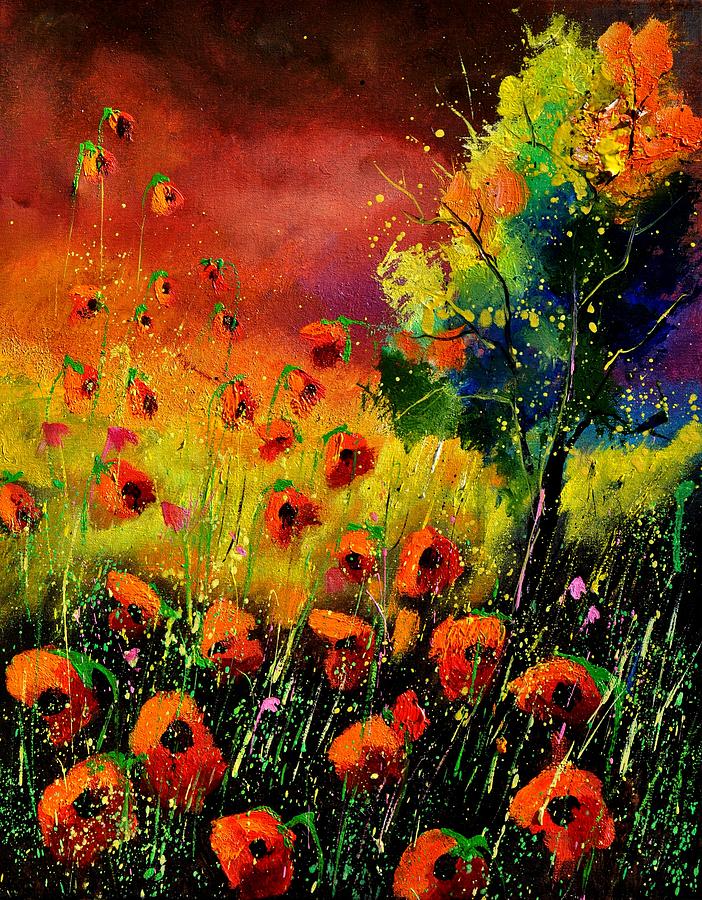 Red Poppies 451130 Painting by Pol Ledent