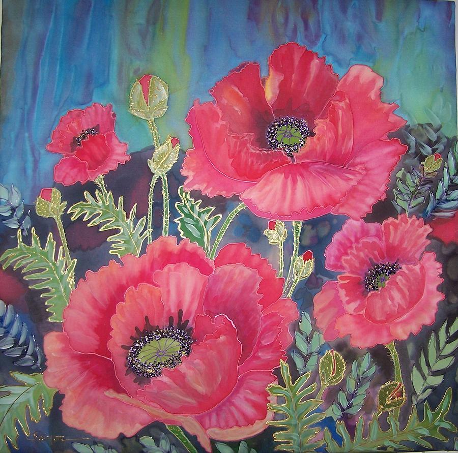 Red Poppies Painting by Gwen Salmon - Fine Art America